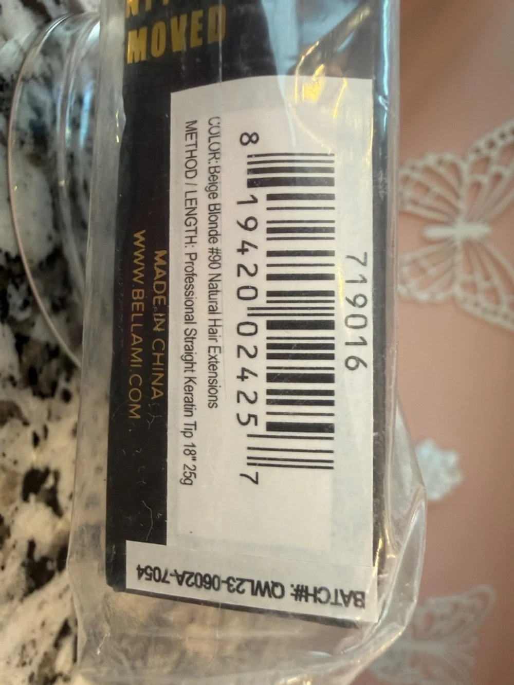BELLAMI Blonde K-Tip Hair Extensions - Picture 3 of 3